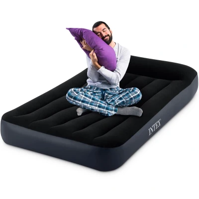 Image de Intex Twin 64146ND Classic Airbed W/Fiber Tech RP Repose Oreiller gonflé 99 x 191 25 cm