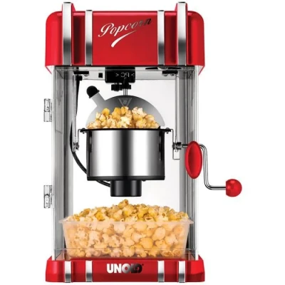 Image de Machine à POPCORN RETRO Rouge Interrupteur Marche/Arrêt Petit Electroménager