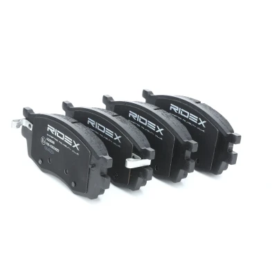 Image de RIDEX 402B0400 Jeu de plaquettes frein Essieu avant avec indicateur d&#039;usure HYUNDAI: i10 I, i20 I 3/5 portes, ACCENT 3, KIA: RIO 2