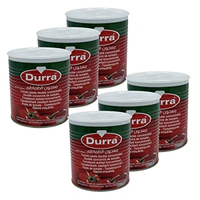 Image de Durra Lot 6x Concentré de tomate Boîte 800g
