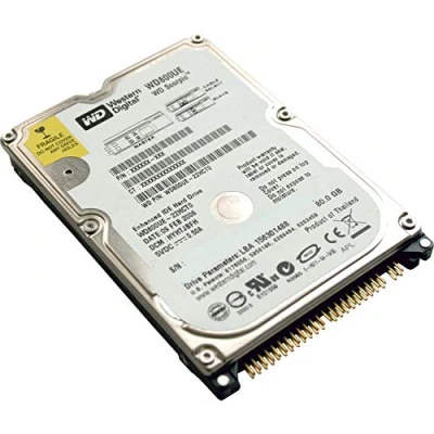 Image de Western digital scorpio wd800ue disque dur 80 go interne 2.5&quot; ata 100 idc 44 broches 5400 tours/min memoire tampon : 2 mo