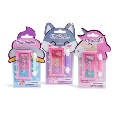 Image de MARTINELIA Palette De Maquillage Pour Enfant Assortiment Fards à Paupières Colorés Fille Sans Produit Nocif À Partir 3 Ans Modèle Aléatoire 1 Unité