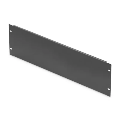 Image de DIGITUS Panneau de recouvrement 19&quot; 4U Cache pour armoires réseau &amp; serveur rack matériel fixation inclus Tôle d&#039;acier laqué à la poudre Noir