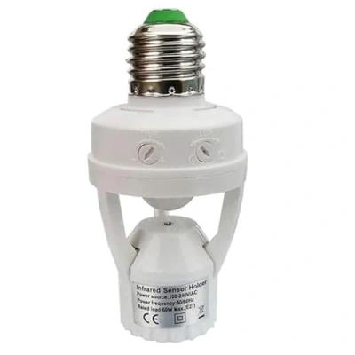 Image de C LOGIC 655 Douille avec détecteur de mouvement PIR Ampoules culot E27