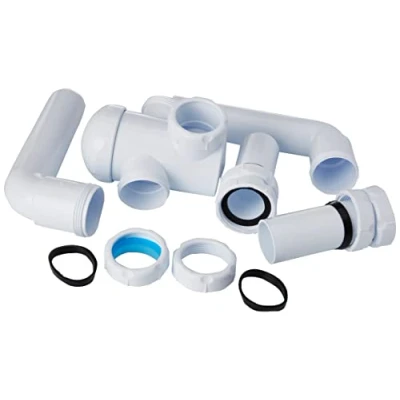 Image de jimtem m103109 Siphon Double Extensible Horizontal avec raccord S 7 1 1/2
