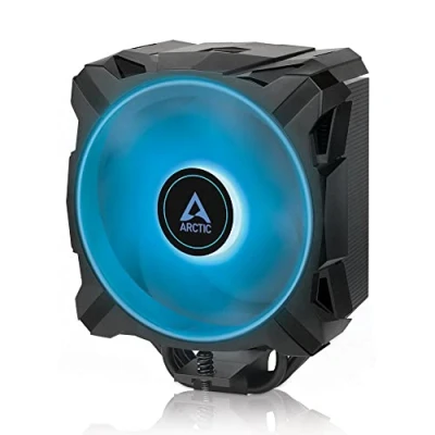 Image de ARCTIC Freezer A35 RGB Ventirad, Refroidisseur de processeur Simple Tour spécifique à AMD avec RGB, Ventilateur P 120 mm Pression optimisée, 200 1700 RPM, 4 caloducs, MX 5 Inclus
