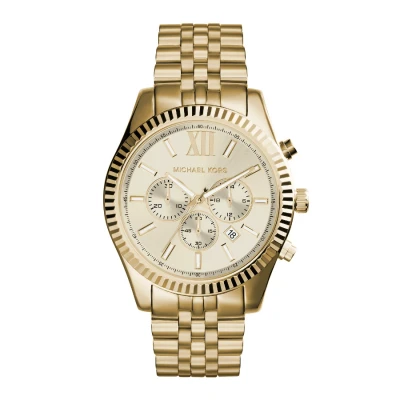 Image de Michael Kors Lexington Montre à aiguilles goldcoloured, Taille: One Size, Gold coloured