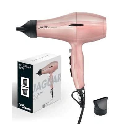 Image de JAGUAR sèche cheveux HD Calima Rosé Puissant professionnel avec bouton froid instantané et réglages individuels de chauffage soufflerie pour des styles uniques