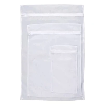 Image de WENKO Filet à linge pour 5 kg protection du délicat, résistant au lavage très chaud, tissu textile Blanc