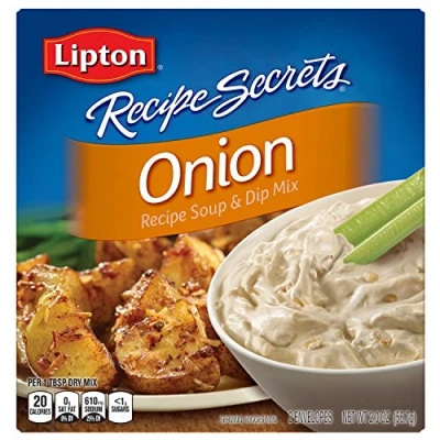 Image de Lipton Recipe Secrets Soup and Dip Mix, Onion, 2 oz (Pack of 6) by