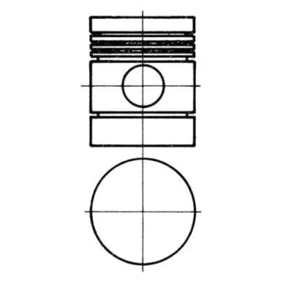 Image de KOLBENSCHMIDT 91130967 Kit de réparation, Piston / Chemise cylindre