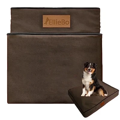 Image de Ellie Bo Lit imperméable pour Chien de Rechange Housse, 100 X 66 cm, Large, Marron