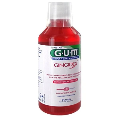 Image de GUM Gingidex Bain de Bouche 0,12 %