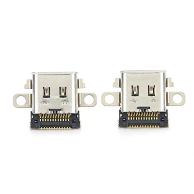 Image de Remplacement du Connecteur de Prise d&#039;alimentation Chargeur Port Charge 2 pièces Type C pour Console Switch NS