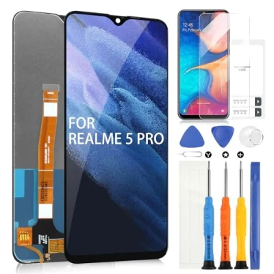 Image de LCD Écran pour Oppo Realme 5 Pro RMX1971 Digitizer 6,3&quot; Tactile Verre Assemblée avec Réparation Kit
