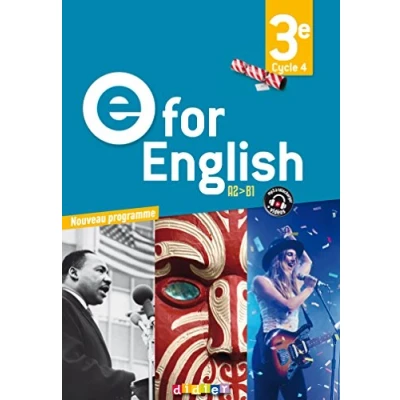Image de E for English 3e Anglais Ed.2017 Livre de l&#039;élève d’occasion Correct