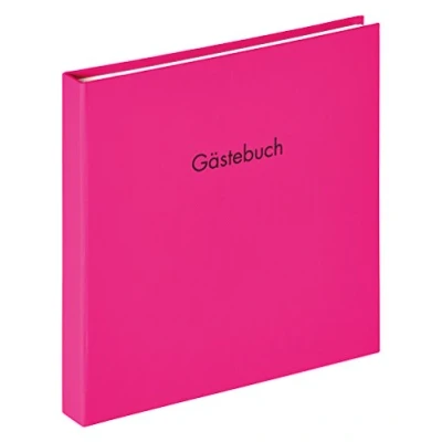 Image de walther design livre d’or rose 26 x 25 cm avec gaufrage et reliure spirale, Fun GB 206 Q