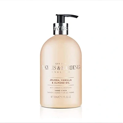 Image de Baylis &amp; Harding Jojoba Savon pour les mains à l&#039;huile d&#039;amande et vanille 500 ml