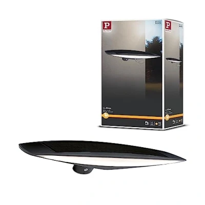 Image de Paulmann 94339 Applique d&#039;extérieur LED Solaire Kira IP44 détecteur de mouvement incl. 1x5 watts éclairage Anthracite plastique 3000 K