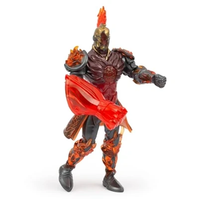 Image de Gormiti, Figurine articulée 15 cm, Gormiti avec Arme, Modèle Feu Fireon, pour Les Enfants à partir de 4 Ans, GRV202, Multicouleur
