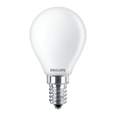 Image de Ampoule LED Philips Corepro LEDluster E14 Boule Dépolie 6.5W 806lm 827 Blanc Très Chaud Équivalent 60W