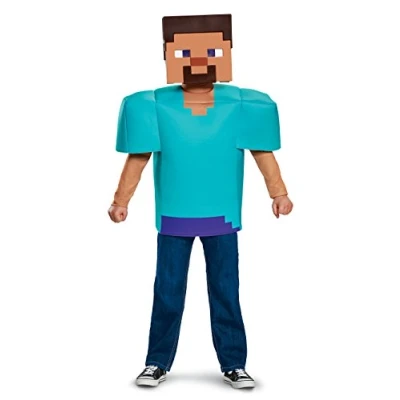 Image de Minecraft Classique Déguisement, Garçon, DISK65639K, Steve, M