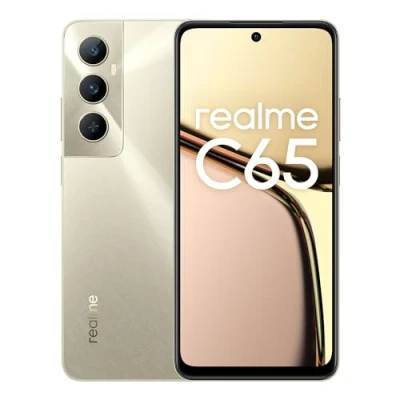 Image de realme c65 Smartphone 8+256 GB, 50MP AI Camera, 6.67&#039;&#039; Eye Comfort Display with 90Hz Refresh Rate, 45W Fast Charge, 5000mAh Massive Battery, NFC Supported, Starlight Gold