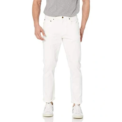 Image de Amazon Essentials Jean Slim Homme, Blanc Vif, 30W / 34L