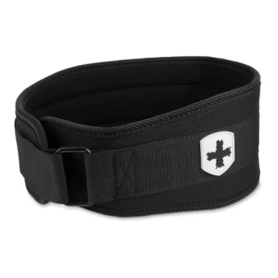 Image de Harbinger 4.5&quot; Ceinture en mousse pour la stabilité du bas dos et tronc, Noir, Large
