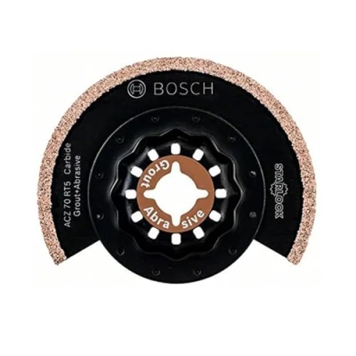 Image de Bosch Accessories lame segment à concrétion carbure pour coupes fines ACZ 70 RT5, accessoire Starlock Argent