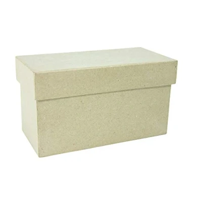 Image de Décopatch BT015O Un support en papier brun mâché 10x18x9 cm, boite rectangulaire