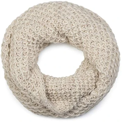 Image de styleBREAKER Écharpe loop en maille avec un motif tricoté épais, foulard tube grossière unie, unisexe 01018157, couleur:Beige
