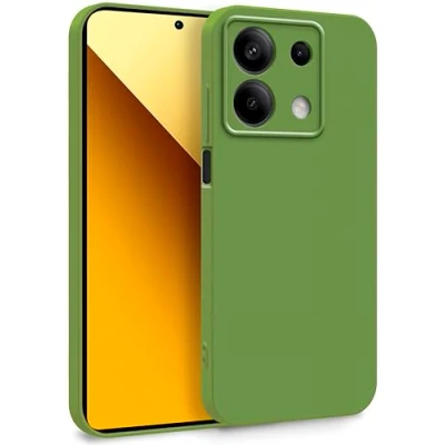 Image de MyGadget Coque pour Xiaomi Redmi Note 13 5G Case Protection Rigide Anti Choc avec Doublure Microfibre Vert