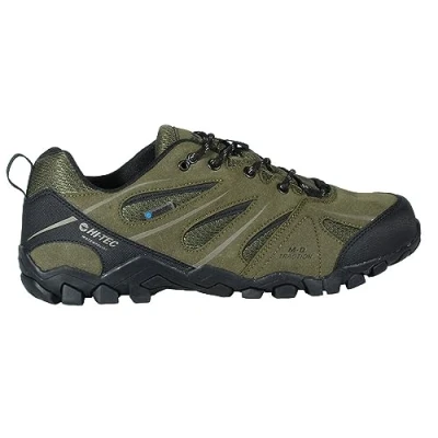 Image de Hi Tec Chaussures de randonnée Walker WP respirantes et membrane imperméable Dri Tec. Style confort garantis, Noir, 44 EU