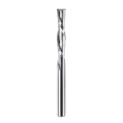 Image de SpeTool Downcut Fraise à Spirale 4mm Rainurer CNC 22mm Longueur de coupe queue VHM pour Défonceuse Hélicoïdale bois Router Bit couper le