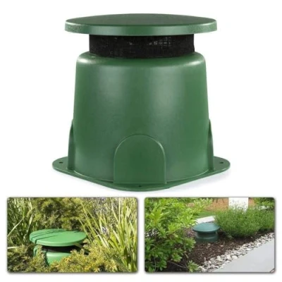 Image de Power Dynamics GS530 Enceinte de Jardin Étanche Verte, Installation 100V, Idéale pour et Terrasse, 30W, 5,25 Pouces, Projection Sonore à 360 Degrés