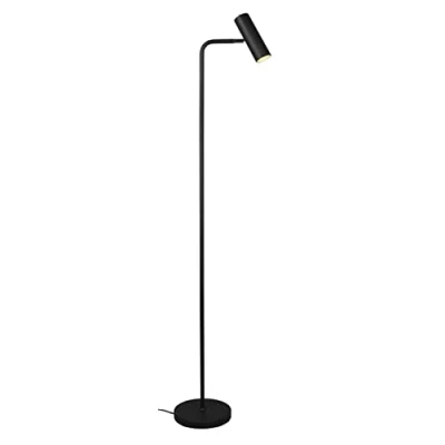 Image de TRIO, Lampadaire, Marley 1xGU10, max.5,0 W Corps: Métal, noir mat L:23,0cm, H:151,0cm, P:39,0cm Interrupteur,IP20,Sans illuminant