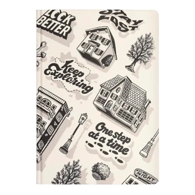 Image de Caran d&#039;Ache Rylsee 0454.323 Carnet de croquis A5 vierge style graphique urbain Couverture rigide (300 g/m²), 64 pages, format A5, 21 x 14,8 cm