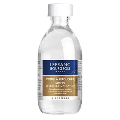 Image de Lefranc Bourgeois Additif Vernis Satiné à Retoucher Surfin Flacon 250ml