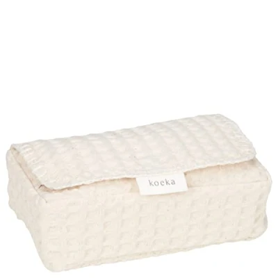 Image de Koeka Housse De Lingettes Humides Pochette Bébé Distributeur Rechargeable Antwerp Tissu Coton Naturel Taille Unique
