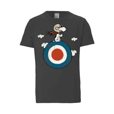 Image de Logoshirt Peanuts SNOOPY/TARGET Tshirt imprimé, Homme, Taille: XXL, Dunkelgrau