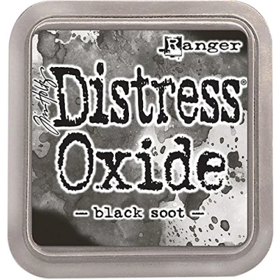 Image de Ranger Tim Holtz Distress Oxide Pine Needles a 2x2 Raised Pad, with Water Reactive Dye Ink Détresse Oxyde Les Tampons d&#039;encre, Vert, 7, 6 x cm