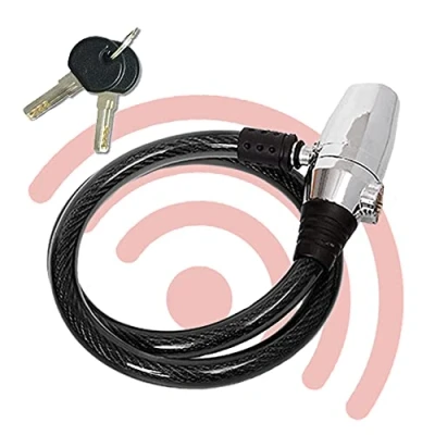 Image de BEEPER Antivol câble avec Alarme 110 DB 80 cm AN CA80