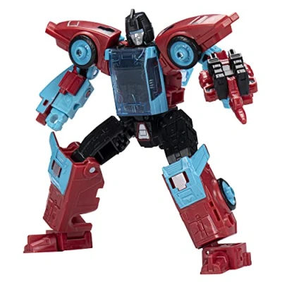 Image de Transformers Generations Legacy, Figurines Autobot Pointblank &amp; Peacemaker Classe Deluxe, dès 8 Ans, 14 cm F3035 Multicolore