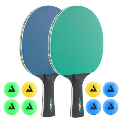 Image de JOOLA COLORATO Set de Raquettes et Balles, Mixte, Multicolore
