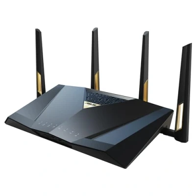 Image de ASUS RT BE88U Routeur Extensible Double Bande WiFi 7 AiMesh, 4K QAM, MLO, Deux Ports 10G, SFP+, Quatre 2.5G, 1G, Capacité WAN/LAN de 34G, Sécurité réseau sans abonnement, VPN