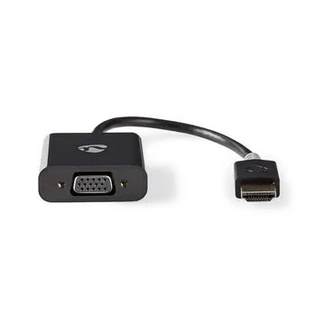 Image de Nedis CCBW34900AT02 câble vidéo et adaptateur 0,2 m VGA (D Sub) HDMI Type A (Standard) Anthracite Neuf