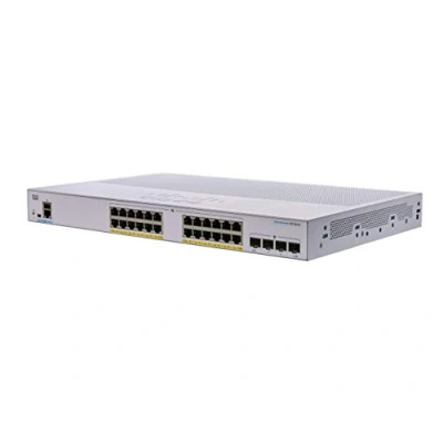 Image de Cisco CBS350 24P 4G EU commutateur réseau Géré L2/L3 Gigabit Ethernet (10/100/1000) Argent Neuf