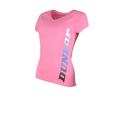 Image de Dunlop Essentials Line WoTee Garçon, Rose Carmin, XL