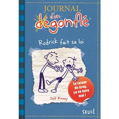 Image de Journal d&#039;un dégonflé tome 2 Rodrick fait sa loi: dégonflé, Livre d’occasion Correct